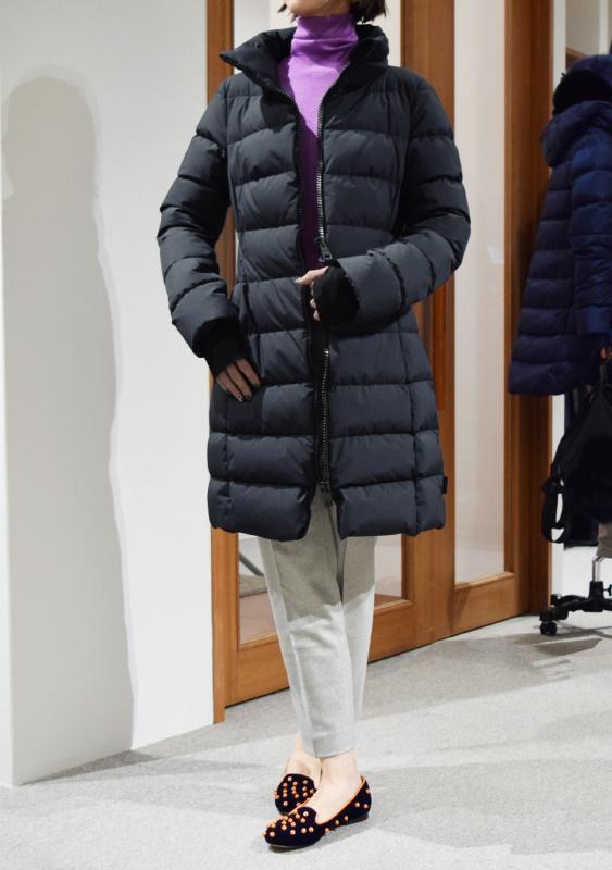 HERNO レディース コート着用写真