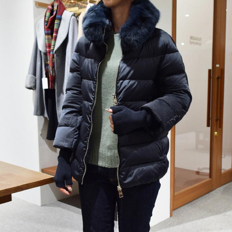 HERNO レディース コート着用写真