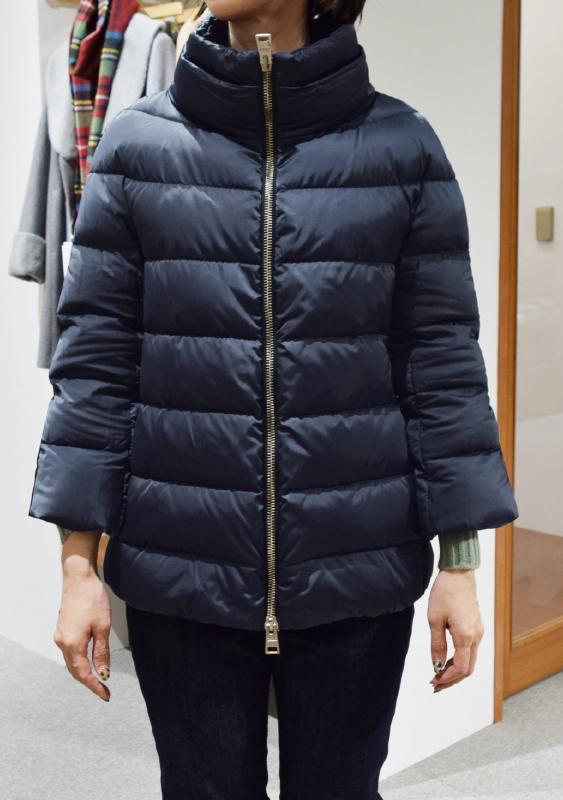 HERNO レディース コート着用写真