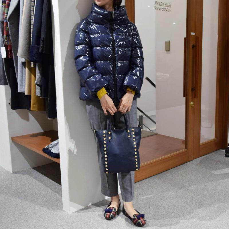HERNO レディース ダウン着用写真