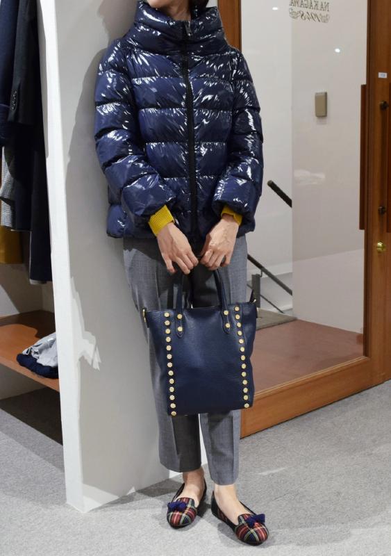 HERNO レディース ブルゾン着用写真