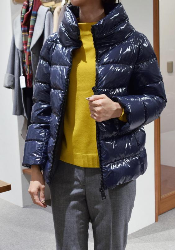 HERNO レディース ダウン着用写真