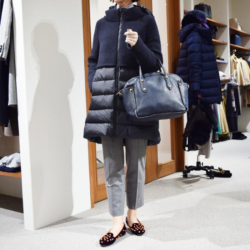 HERNO レディース コート着用写真