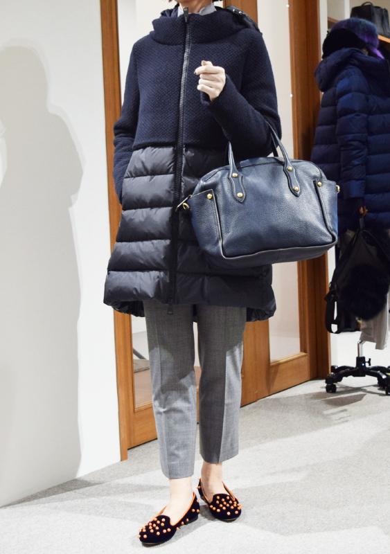 HERNO レディース コート着用写真