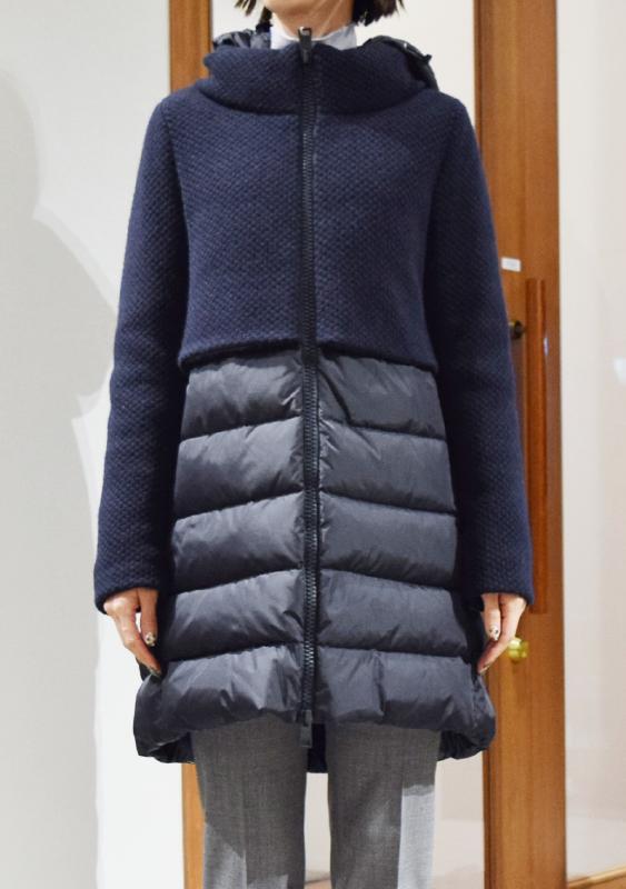 HERNO レディース コート着用写真