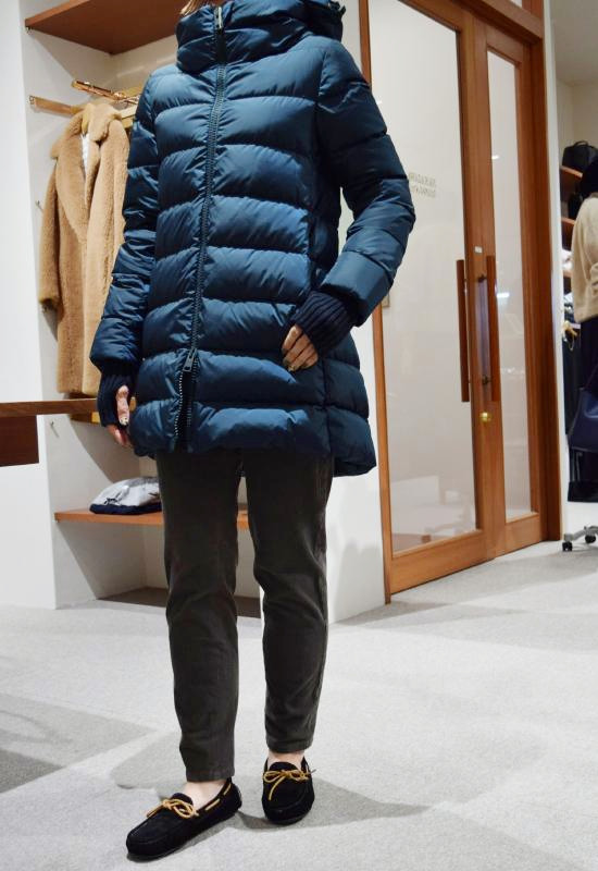 HERNO レディース コート着用写真