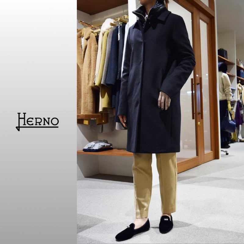 HERNO レディース コート着用写真