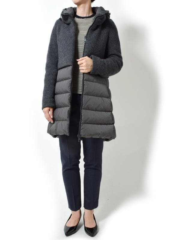 HERNO レディース コート着用写真
