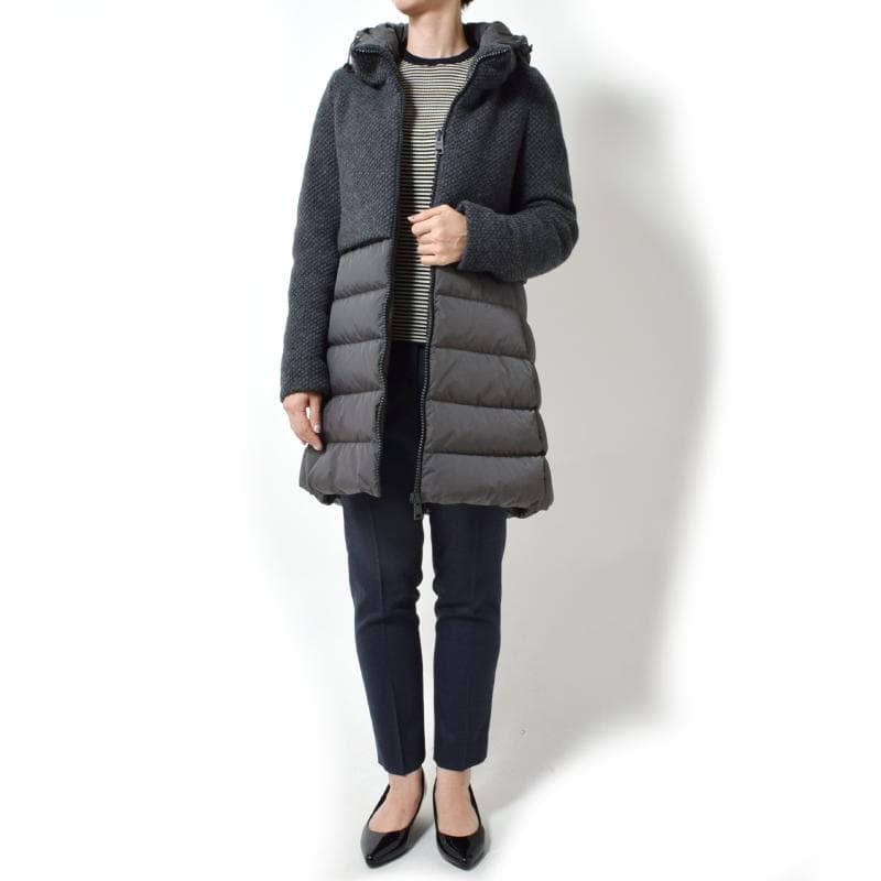 HERNO<へルノ> レディース コート着用写真