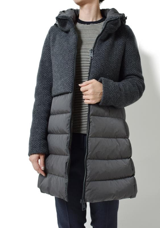 HERNO<へルノ> レディース コート着用写真