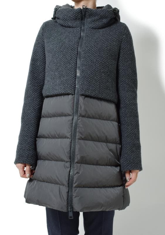 HERNO<へルノ> レディース コート着用写真