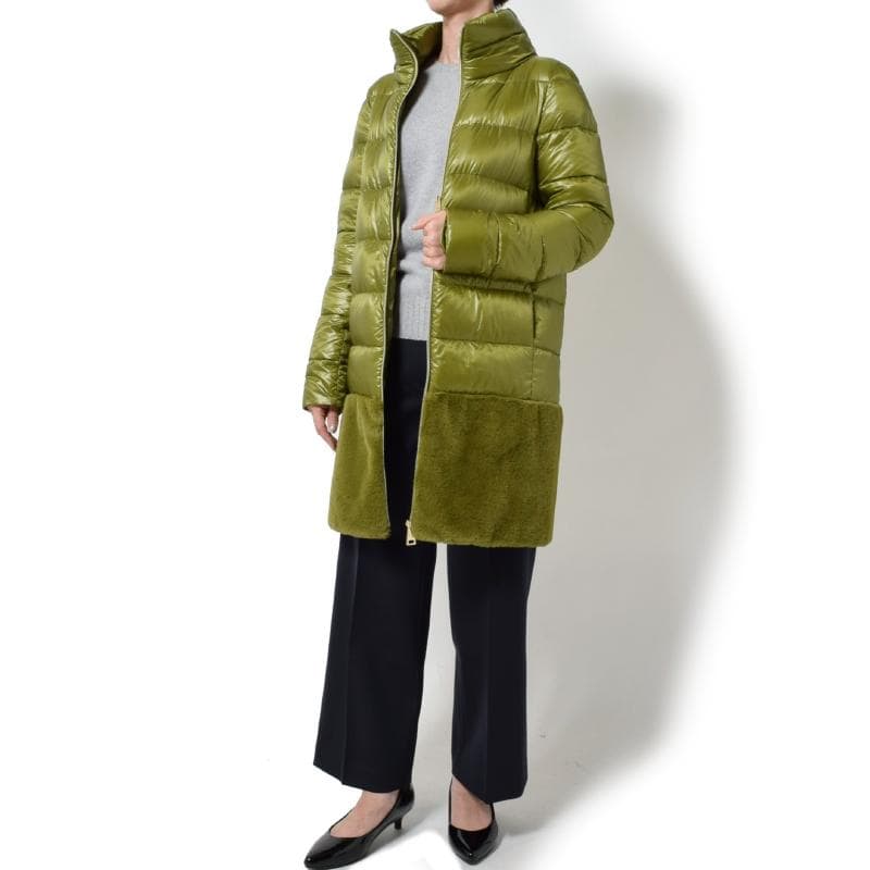 HERNO<へルノ> レディース コート着用写真