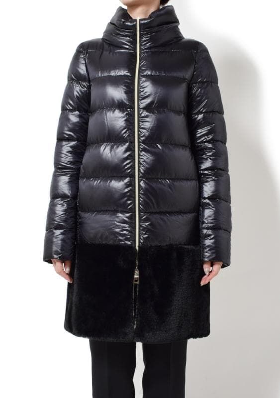 HERNO<へルノ> レディース コート着用写真