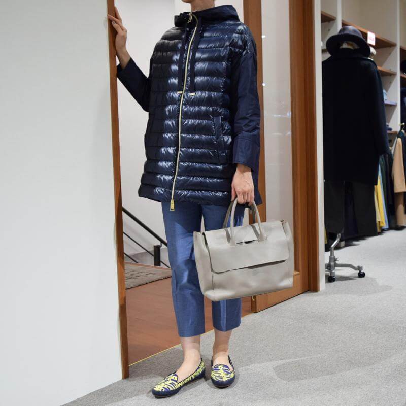 HERNO レディース コート着用写真