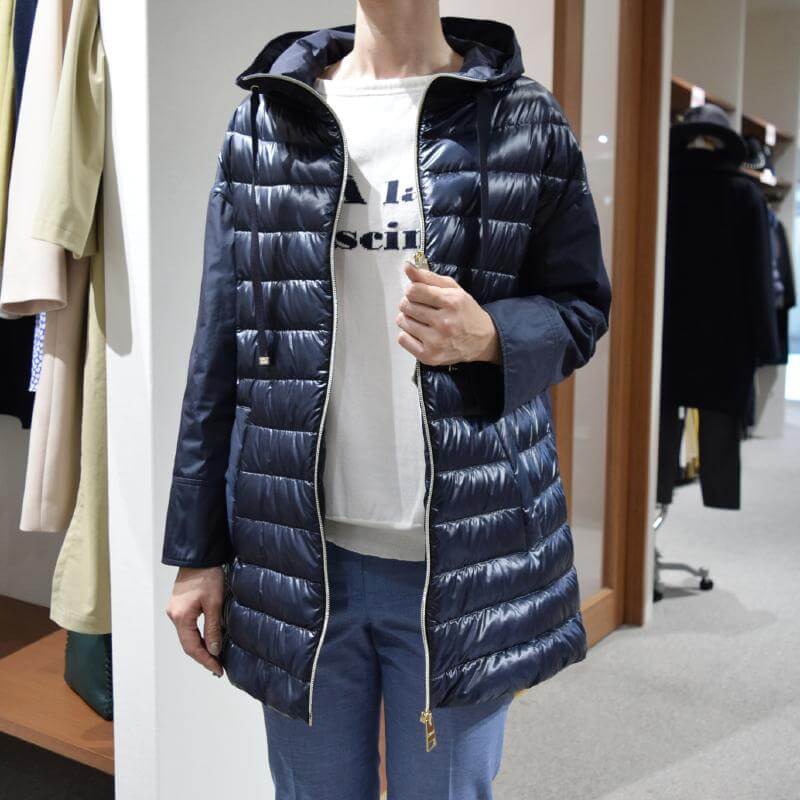 HERNO レディース コート着用写真