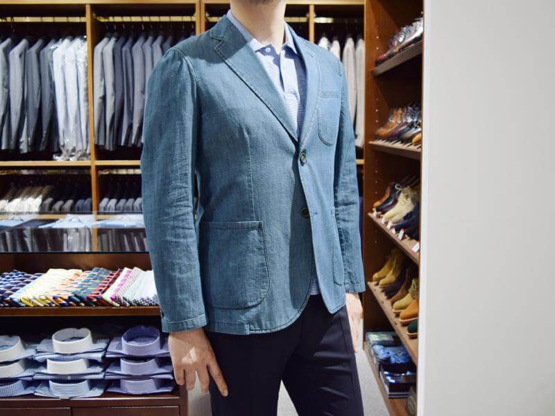 Matteucci マテウッチ ジャケット着用写真