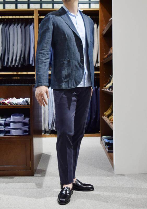 Matteucci マテウッチ ジャケット着用写真