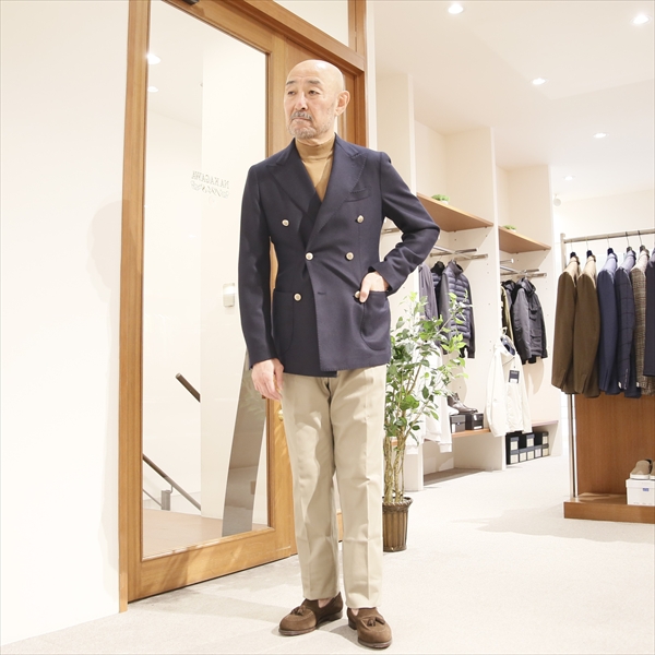 GRAN SASSO グランサッソ [秋冬] 12G メリノウール モックネック