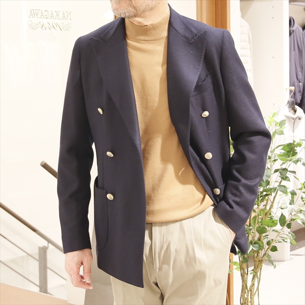 ながいち【極美品】グランサッソ12ゲージ 秋 冬 モックネック ニット2枚 GRAN SASSO（グラン サッソ）＞大人の冬の必需品。定番の12ゲージ