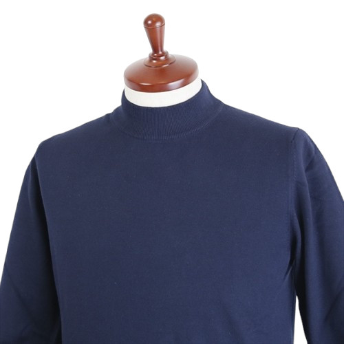 GRAN SASSO グランサッソ 12G ソフトコットン モックネック ニット 12