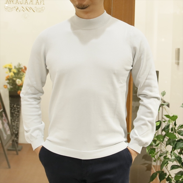 GRAN SASSO グランサッソ 12G ソフトコットン モックネック