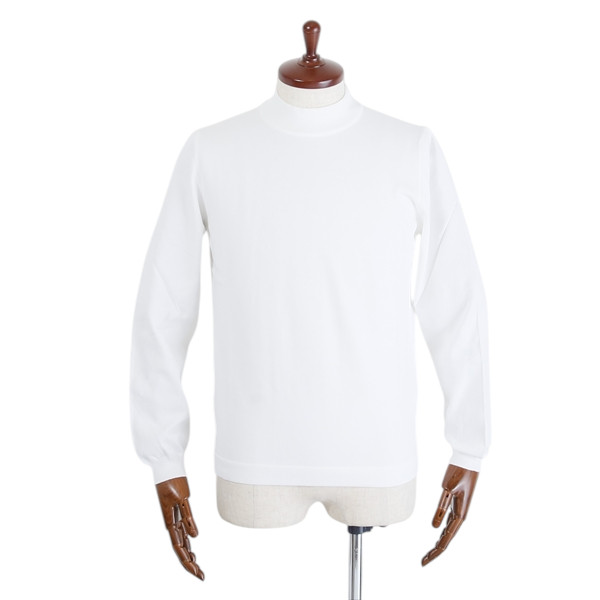 GRAN SASSO グランサッソ 12G ソフトコットン モックネック ニット 12