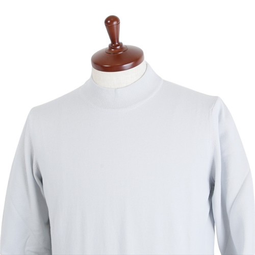 GRAN SASSO グランサッソ 12G ソフトコットン モックネック ニット 12