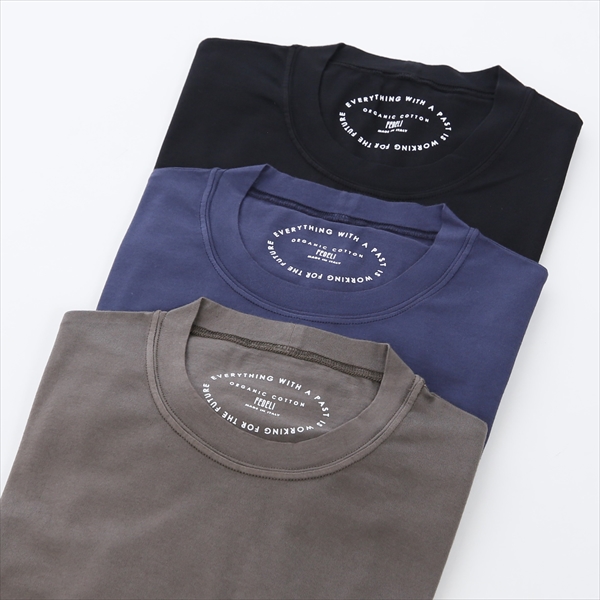 FEDELI フェデーリ ロングスリーブ カットソー クルーネック 