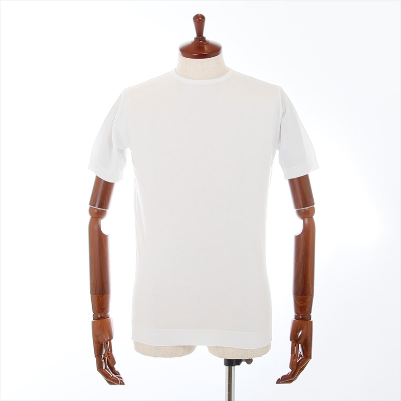 JOHN SMEDLEY ジョンスメドレー コットン ニット BELDEN 白 JOHN SMEDLEY（ジョンスメドレー）｜JOHN SMEDLEY（ジョン