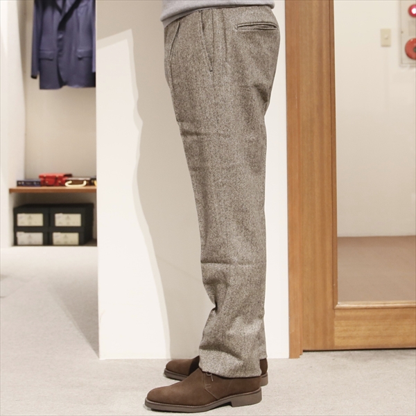 30 秋冬　ベルウィッチ　berwich スラックス　ツイード　ウール　44 BERWICH ベルウィッチ パンツ SCOTCH スコッチ AM1513 メンズ