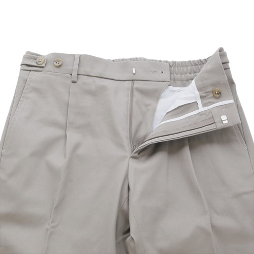 ◆【BERWICH(ベルウィッチ)/秋冬/コットンギャバジン2プリーツテーパードグルカパンツ (SCOTCH GURKHA-LR3000)】[brw2280111-44] BERWICH ベルウィッチ [秋冬] ウールコットンパンツ ピンチェック 1