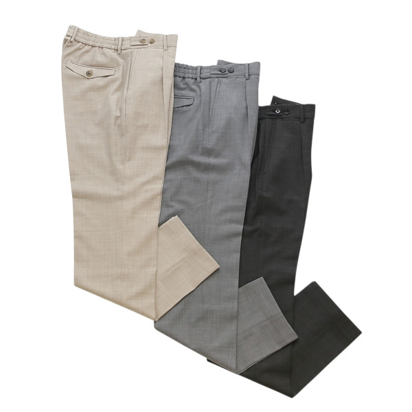 BERWICH ベルウィッチ [春夏] ストレッチウールパンツ 1プリーツ