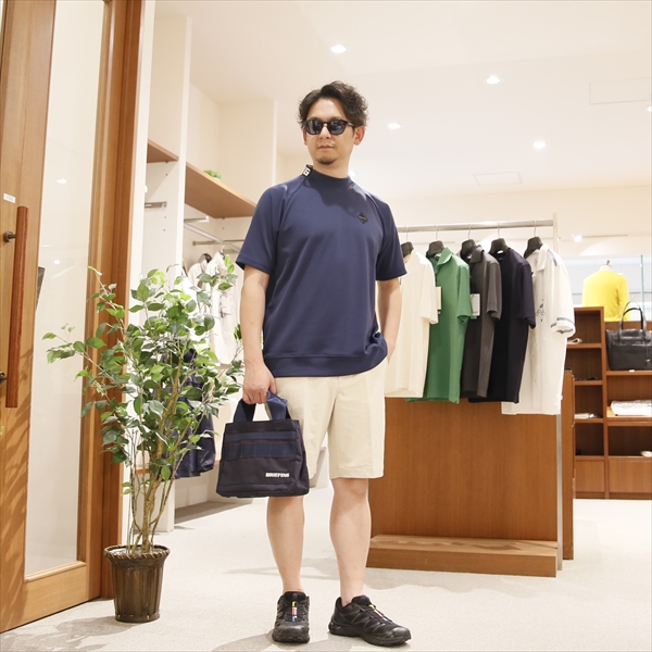 BRIEFING GOLF ブリーフィングゴルフ ハイネックシャツ ネックロゴ