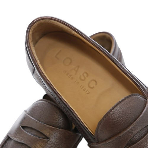 LOASC ロスク コインローファー ディアスキン シボ C015 CERVO