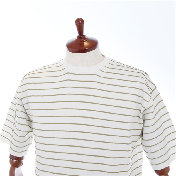 【ケン】Cruciani ベージュ ニット ショートスリーブ ハーフネックショートスリーブニット | ファッション通販サイト NUGU