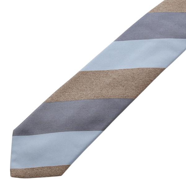 FRANCO BASSI フランコバッシ シルク ストライプ タイ FB37S B