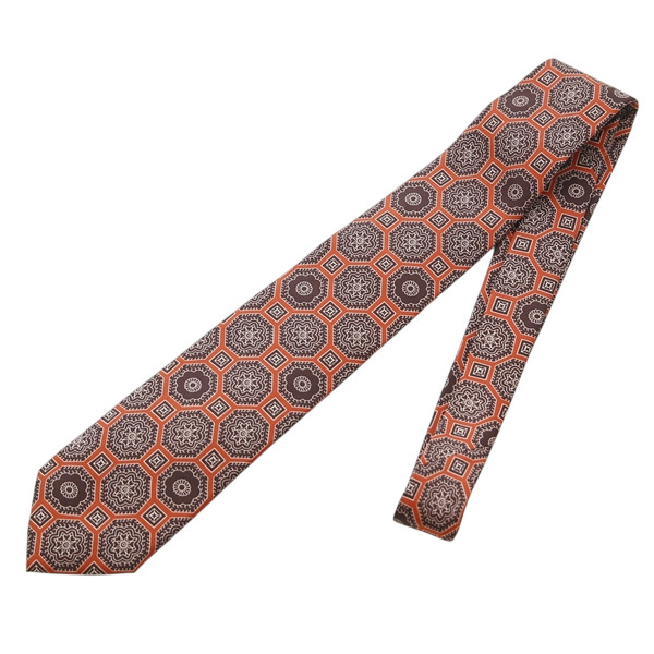 FRANCO BASSI フランコバッシ シルク プリント タイ FB37S D