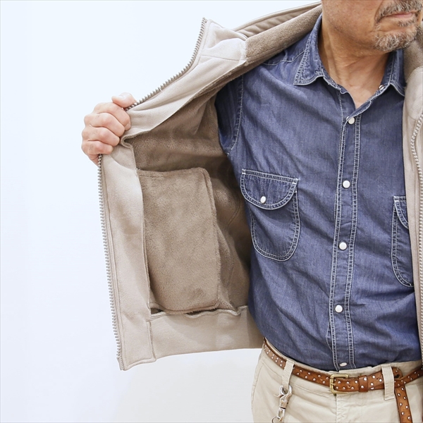 HERNO ヘルノ Resort [秋冬] エコスエード エコファー フーデッド