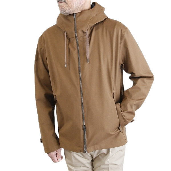 HERNO ヘルノ [春夏] Loro Piana STORM SYSTEM フーデッドブルゾン ロロ・ピアーナ ストームシステム GI000408U