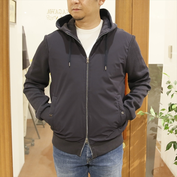 HERNO ヘルノ [秋冬] Resort リゾート フーデッドブルゾン リブ