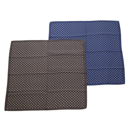 VINCENZO MIOZZA ヴィンセンツォ・ミオッツァ カシミヤシルク スカーフ ネッカチーフ ドット 65cm×65cm JF049480