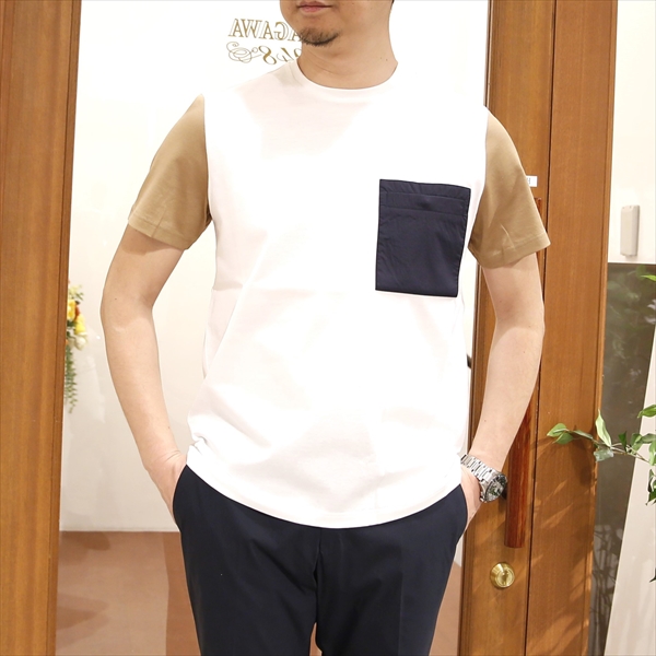 HERNO ヘルノ [春夏] ポケット Tシャツ カットソー JG000191U
