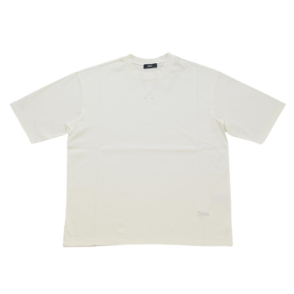 HERNO ヘルノ カットソー Tシャツ リラックスフィット ガゼットステッチ JG000281U