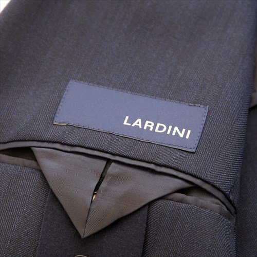 LARDINI ラルディーニ [秋冬] スーツ ヘリンボーン ネイビー 1プリーツ 3B