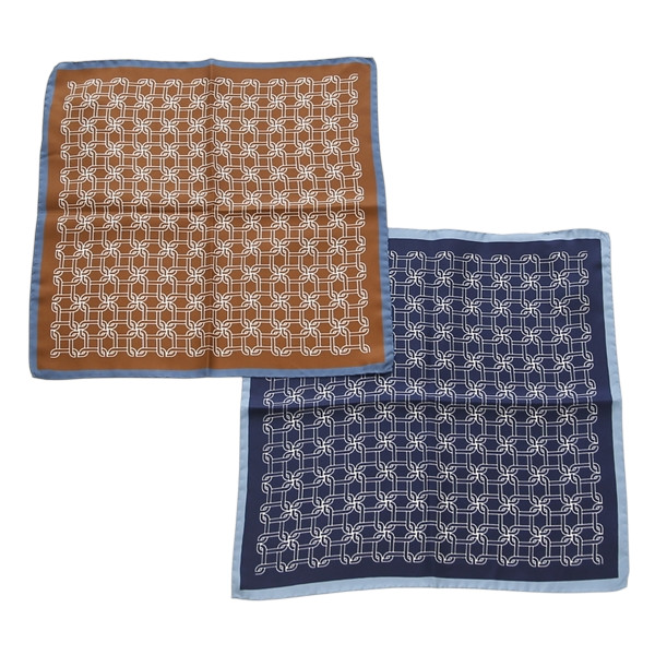 MONTURE モンチュール シルク ポケットチーフ チェーン MON/CHI37S EF