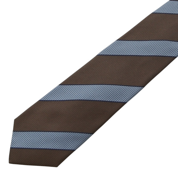 MONTURE モンチュール シルク タイ ジャガード ストライプ MON/TIE37S I