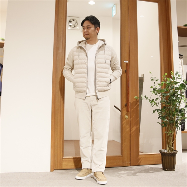値下！未使用HERNO ヘルノResort ダウンフーデッドブルゾン ミラノリブ SALE】HERNO（ヘルノ）RESORTリゾート ウールナイロンシルク