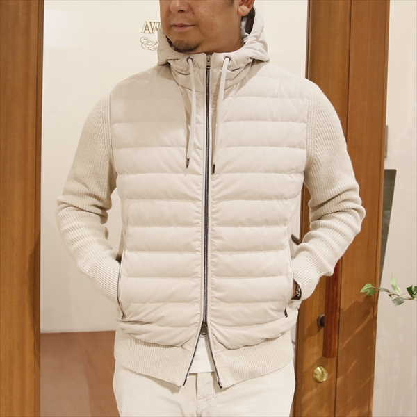 値下！未使用HERNO ヘルノResort ダウンフーデッドブルゾン ミラノリブ 値下！未使用HERNO ヘルノResort ダウンフーデッドブルゾン