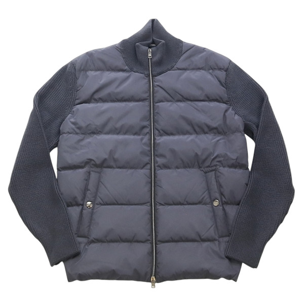 HERNO ヘルノ [秋冬] ハイブリッド ブルゾン ローゲージニット ダウン MP000126U