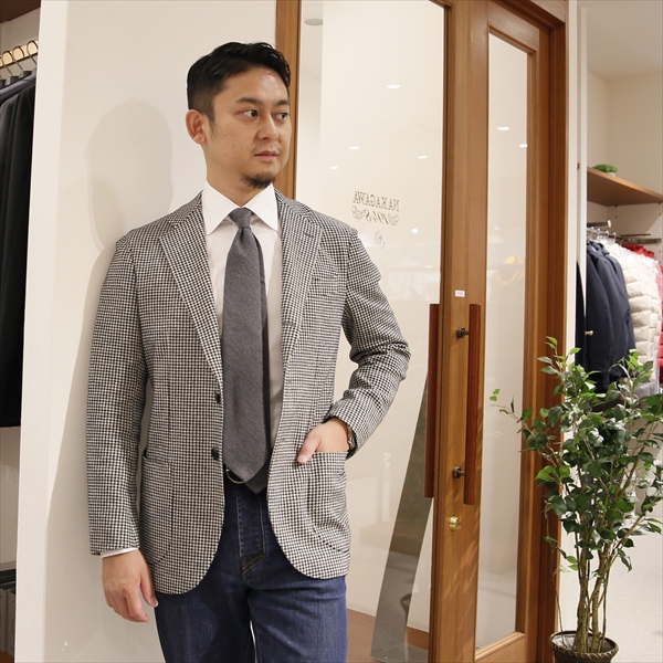 NAKAGAWA1948 ナカガワ [秋冬] ハウンドトゥース ジャケット ウール